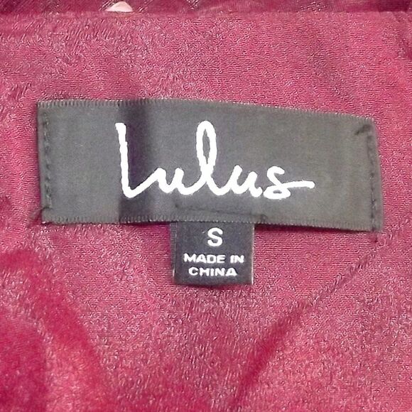 new LULUS Dress, S, Hewitt, Jacquard Zebra stripe, Spag Straps, Ruffle Hem Satin - Picture 13 of 15